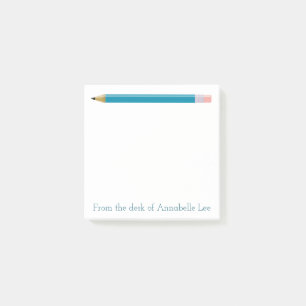Turquoise Pencil Post-it® Notes