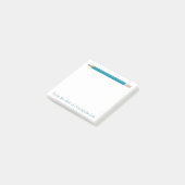 Turquoise Pencil Post-it® Notes (Schuin)