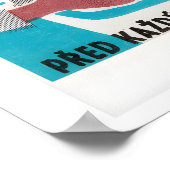 Turquoise & Pink Matchbox Labels Grid Print (Hoek)