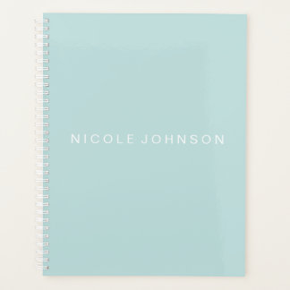 Turquoise / Planificateur hebdomadaire/mensuel