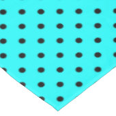 Turquoise polka dot background tafelkleed (Gekanteld)