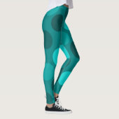 Turquoise Polka Dot Leggings (Rechts)