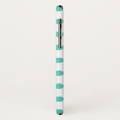 Turquoise polka dots Case-Mate iPhone case (Achterkant/links)