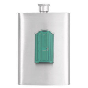 Turquoise Portable Toilet Flacon