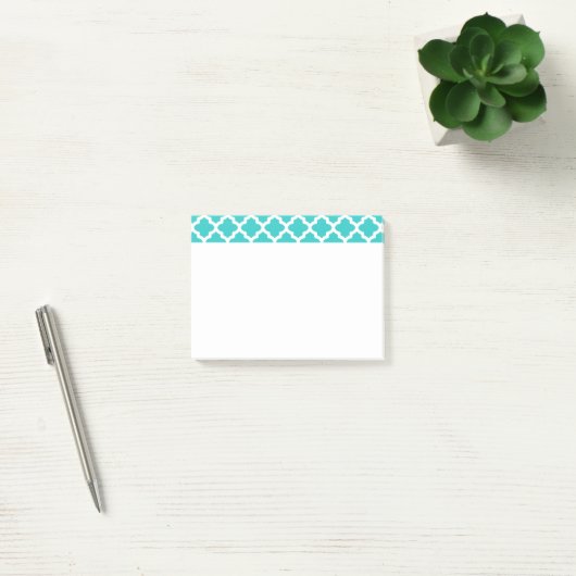  turquoise post merkt het op post-it® notes (Kantoor)