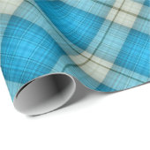 Turquoise Pset Pattern Cadeaupapier (Rol Hoek)