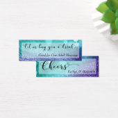 Turquoise Purple Parties scintillant Bokeh Script  (Bureau)