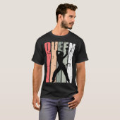 Turquoise Queen of Dance Champion Birthday  T-shirt (Voorkant volledig)