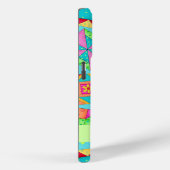 Turquoise Quilt Art Personnalisé iPhone 5 Coque (Verso / Droite)