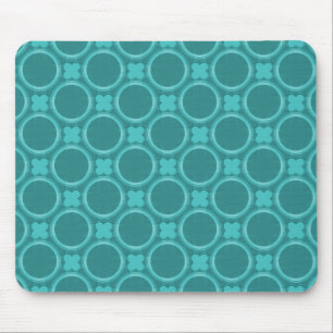Turquoise Quirky Charm Mousepad Muismat