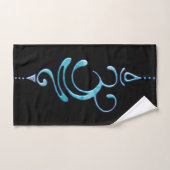 Turquoise Respirer  (Serviette à main)