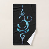 Turquoise Respirer (Serviette à main)