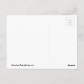 Turquoise Rock Heart Briefkaart (Achterkant)