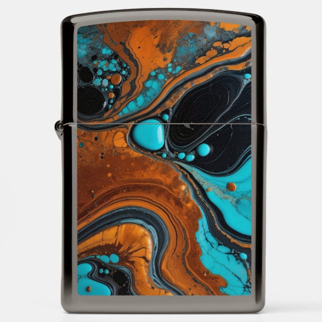 Turquoise, roest en marmer (Front)