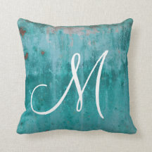 Turquoise roest monogram