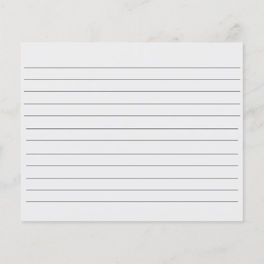 Turquoise Rolling Pin Kitchen Tools Recipcard (Achterkant)