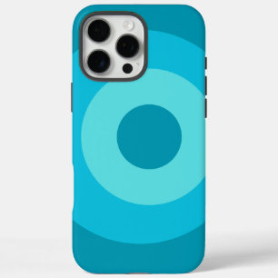 Turquoise ronde Apple iPhone 16 Pro Max Hoesje