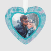 Turquoise rose Abstrait Art Valentin Modèle photo (devant)