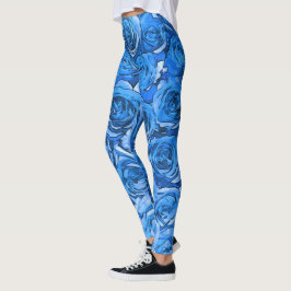 Turquoise Rozen Leggings