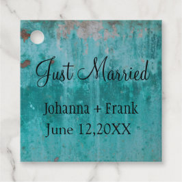 Turquoise Rust | Gewoon gehuwd Bedankjes Labels