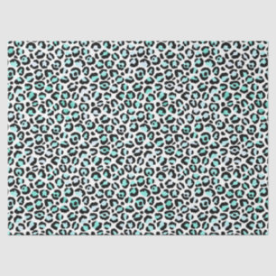 Turquoise Safari Serie Design 17 Tissuepapier