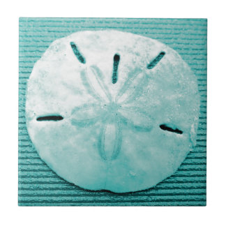  Turquoise Sand Dollar Tegeltje