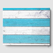 Turquoise Sandy Toes Salty Kisses Gastenboek (Achterkant)