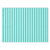 Turquoise-schaduwstrepen Tafelkleed (Voorkant (Horizontaal))