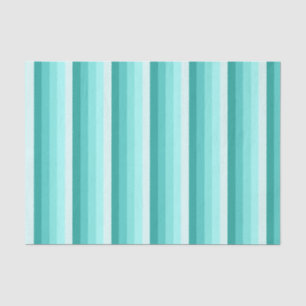 Turquoise-schaduwstrepen Tissuepapier