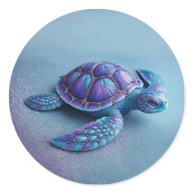türquoise schildpad – Minimaal Oceandier Cadeau