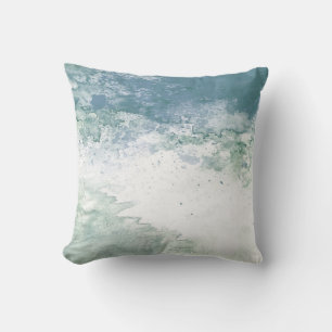Turquoise & Seafoam Abstract Decor Kussen