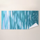 Turquoise shimmer (Serviette de bain)