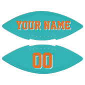 TURQUOISE SINAASAPPEL EN WITTE Football (Panelen)