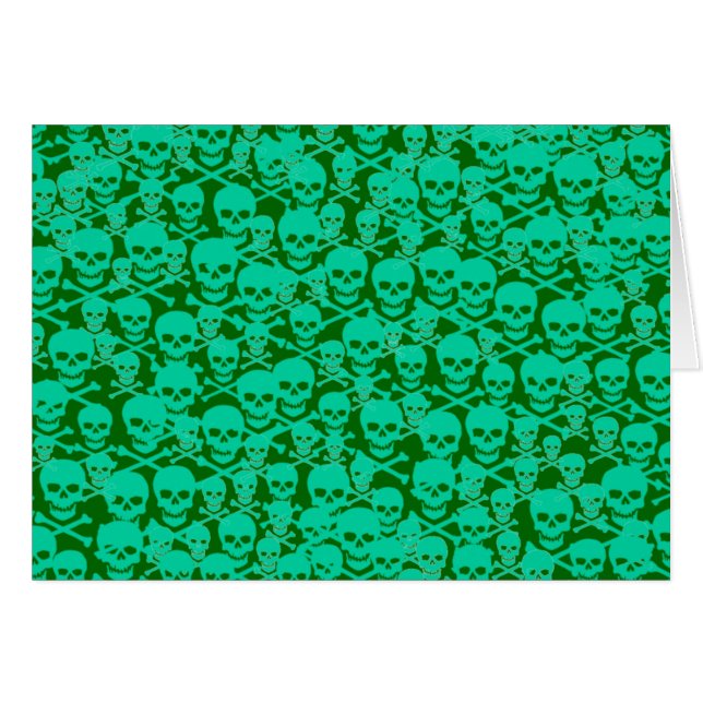 Turquoise Skulls (Voorkant Horizontaal)