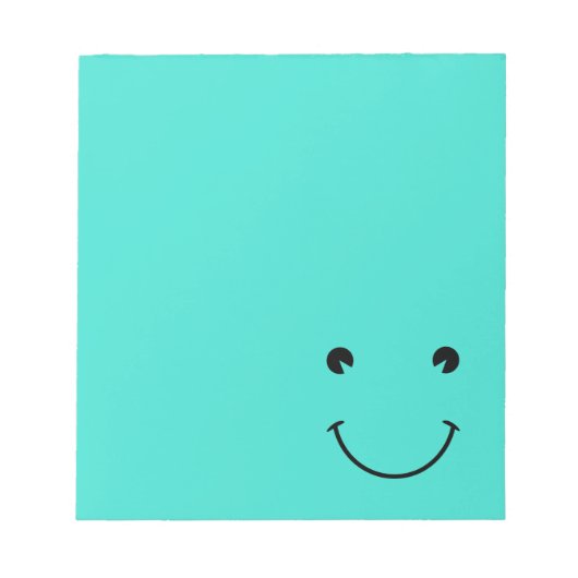 Turquoise Smile Notitieblok (Voorkant)