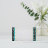 Turquoise Southwest Texas Native Visitekaartjes (Staand voorkant)