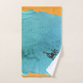 Turquoise Southwestern Kokopelli Bath Towel Set Bad Handdoek (Handdoek)