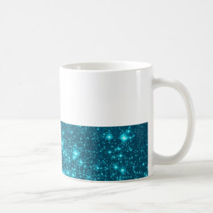 Turquoise Sparkle Koffiemok