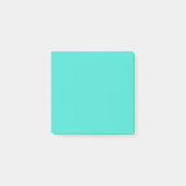 Turquoise Square Post-it Notes (Voorkant)