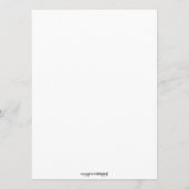 Turquoise Starfish Beach Wedding Dinner Menu (Dos)