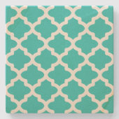 Turquoise steen Drink Onderzetter Gift (Voorkant)