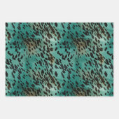 Turquoise stenen inpakpapier vel (Voorkant 3)