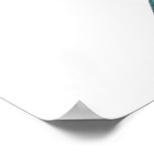 Turquoise stervis poster (Hoek)
