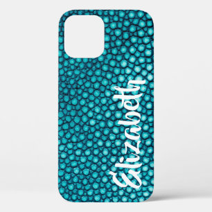 Turquoise Stingray iPhone 12 Hoesje