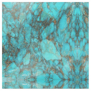 Turquoise Stone Stof