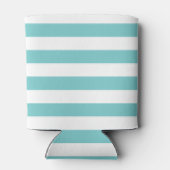 Turquoise Stripe | Bachelorette Party Blikjeskoeler (Achterkant)