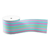 Turquoise striped grosgrain lint (Spoel)