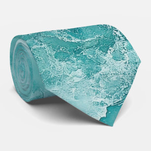 Turquoise Swirl Mannen Stropdas