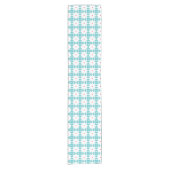 Turquoise Table Runner Korte Tafelloper (Voorkant)