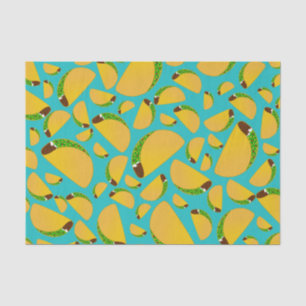 Turquoise tacos tissuepapier